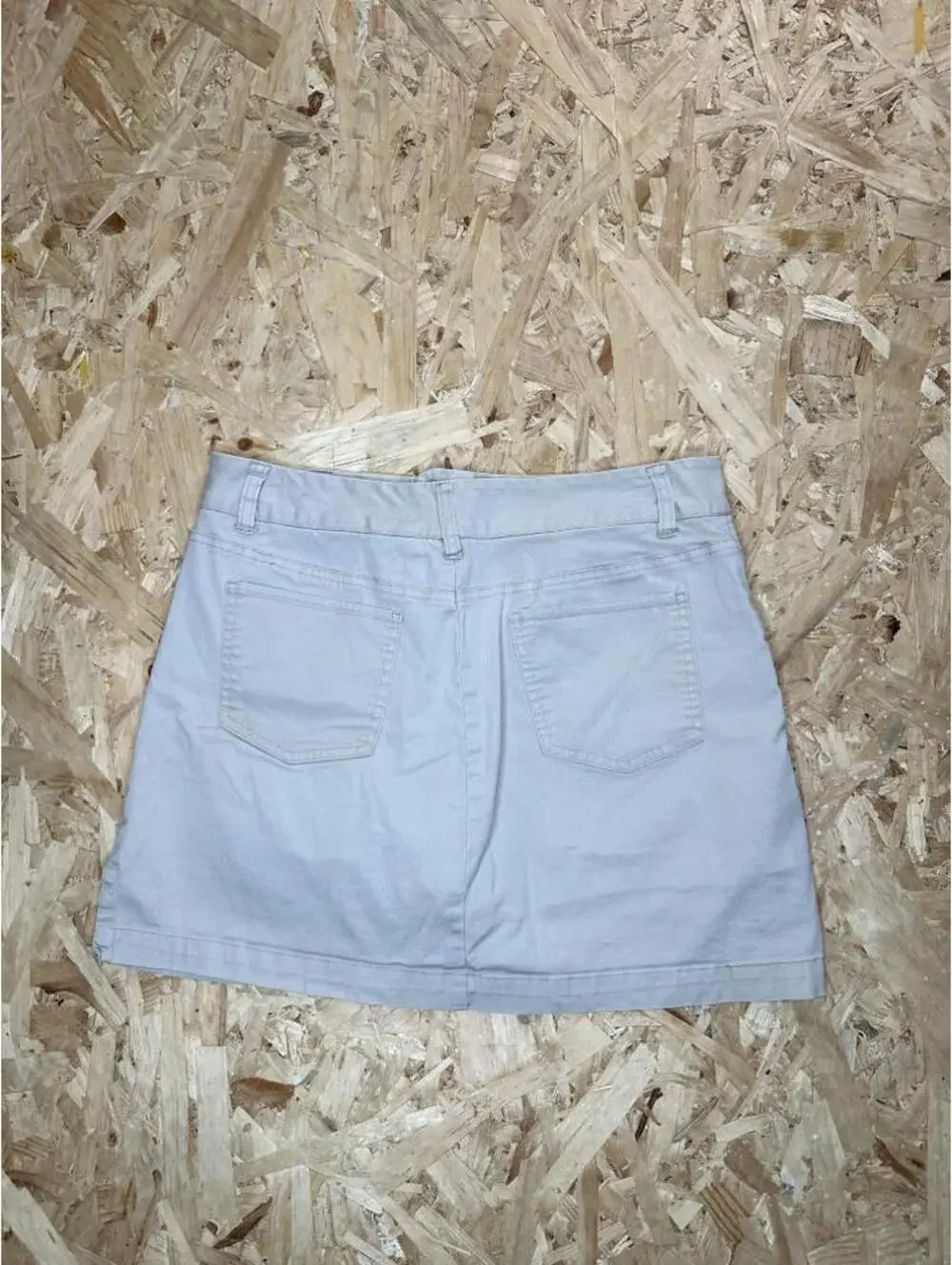 Bay Studio Petite Skort Womens 6P Gray Cotton Blend Stretch Athletic Casual Golf